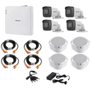 Hikvision 1080P 4 Channel DVR & 4 Bullet Cameras DIY CCTV KIT