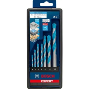 BOSCH EXPERT – CYL-9 Multi Construction drill bit set 4, 5, 6, 6, 8, 10, 12 mm – 2608900647