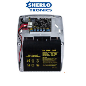 Sherlo 13.8VDC 6.4A Power Supply Battery Charger with 18AH Lead Acid Battery